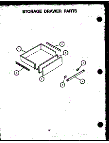 07 - Storage Drawer Parts parts for Amana Range AGS741L / P11559025 from AppliancePartsPros.com