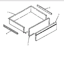 08 - Storage Drawer Assy parts for Amana Range AGS750L / P1141236N L from AppliancePartsPros.com