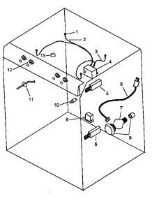 03 - Electrical Components parts for Amana Range AGS781E / P1143306N E from AppliancePartsPros.com