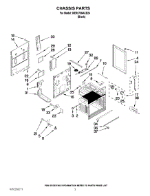 03 - Chassis Parts parts for Maytag Range MER6755ACB24 from AppliancePartsPros.com