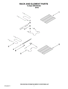06 - Rack And Element Parts parts for Maytag Range MER6755ACB24 from AppliancePartsPros.com