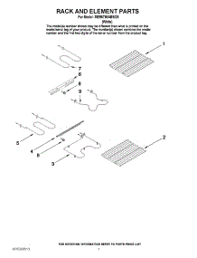 06 - Rack And Element Parts parts for Maytag Range MER6755ABW25 from AppliancePartsPros.com