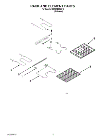 06 - Rack And Element Parts parts for Maytag Range MER6765BAS18 from AppliancePartsPros.com