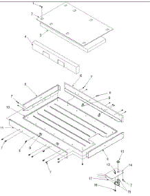 02 - Heater Box Assembly parts for Amana Cooktop AKT3650E / PAKT3650E1 from AppliancePartsPros.com