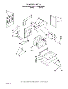 03 - Chassis Parts parts for Maytag Range MERB750BAW10 from AppliancePartsPros.com