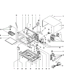 04 - Electrical Components parts for Amana Microwave ALD10DT / P1331001M from AppliancePartsPros.com