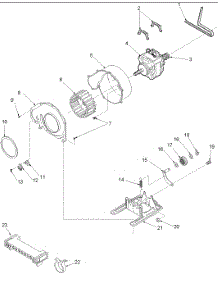 06 - Motor And Fan Assembly parts for Amana Dryer ALE866SAW / PALE866SAW from AppliancePartsPros.com