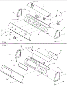 02 - Control Panel parts for Amana Dryer ALE868QCW / PALE868QCW from AppliancePartsPros.com