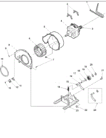 07 - Motor And Fan Assemblies parts for Amana Dryer ALG230RCW / PALG230RCW from AppliancePartsPros.com