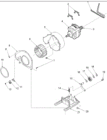 06 - Motor And Fan Assemblies parts for Amana Dryer ALG643RBW / PALG643RBW from AppliancePartsPros.com