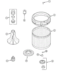 04 - Inner Tub (Series 15) parts for Amana Washer ALW210RMC from AppliancePartsPros.com