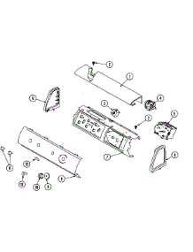 02 - Control Panel parts for Amana Washer ALW540RMC from AppliancePartsPros.com