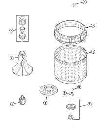 04 - Inner Tub (Series 15) parts for Amana Washer ALW880QAC from AppliancePartsPros.com