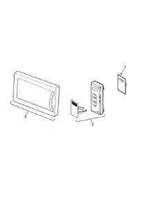 03 - Control Panel / Door Assembly parts for Amana Microwave AMC6138AAS from AppliancePartsPros.com