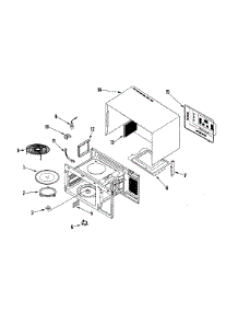 02 - Body / Cavity parts for Amana Microwave AMC6158BAB from AppliancePartsPros.com