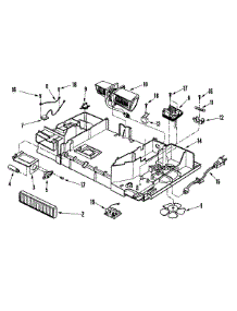 02 - Blower Motor parts for Amana Microwave AMV5206AAB from AppliancePartsPros.com