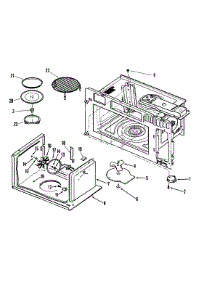 03 - Cavity parts for Amana Microwave AMV6177AAS from AppliancePartsPros.com