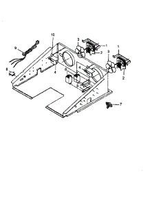 03 - Control Compartment parts for Amana Oven AO27DG1 / P1132515N B from AppliancePartsPros.com