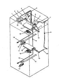 06 - Gas Components parts for Amana Oven AO27DGK / P1132519N K from AppliancePartsPros.com