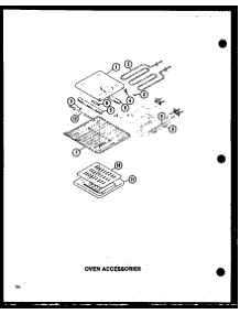 06 - Oven Accessories parts for Amana Oven AO-27S / P8554701S from AppliancePartsPros.com