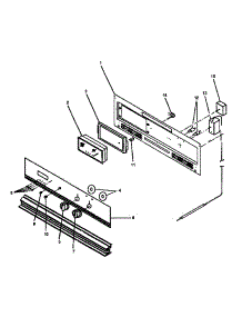 03 - Control Panel parts for Amana Oven AO27SE1 / P1132336N from AppliancePartsPros.com