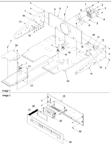 03 - Control Compartment And Control Panel parts for Amana Oven AOCD2770WW / P1132370NWW from AppliancePartsPros.com