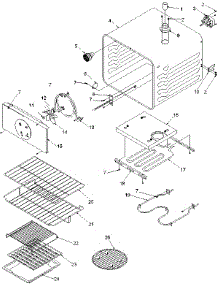 02 - Cavity parts for Amana Oven AOCS2740E / P1132358N E from AppliancePartsPros.com