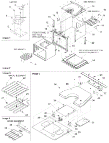 02 - Inner Cavity, Blower, Bake, & Broil Assy parts for Amana Oven AOES3030WW / P1132379NWW from AppliancePartsPros.com