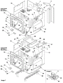 05 - Main Front parts for Amana Oven AOGD2750E / P1132529NE from AppliancePartsPros.com