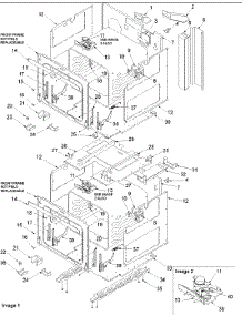 04 - Main Front parts for Amana Oven AOGD2750E / P1132532N E from AppliancePartsPros.com