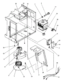 05 - Electrical Parts & Components parts for Amana Oven AOR27DE / P1132341N E from AppliancePartsPros.com