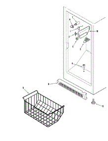 02 - Freezer Compartment parts for Amana Freezer AQU1824BRW from AppliancePartsPros.com