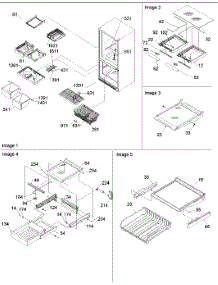 10 - Shelving Assy parts for Amana Refrigerator ARB2109AWR / PARB2109AW1 from AppliancePartsPros.com
