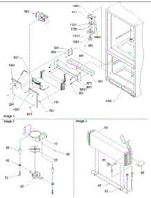 05 - Evaporator & Freezer Control Assembly parts for Amana Refrigerator ARB210BAW / PARB210BAW1 from AppliancePartsPros.com