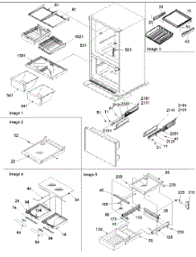 10 - Shelving Assy parts for Amana Refrigerator ARB2117AB / PARB2117AB1 from AppliancePartsPros.com