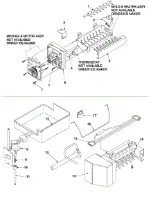 07 - Optional Ice Maker Kit-Ic11b P1328003w parts for Amana Refrigerator ARB220RCB / PARB220RCB0 from AppliancePartsPros.com