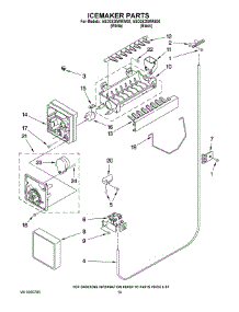 12 - Icemaker Parts parts for Maytag Refrigerator ASD2520WRB00 from AppliancePartsPros.com
