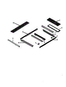 04 - Main Top Assy parts for Amana Range ARDS801E / P1131938N from AppliancePartsPros.com