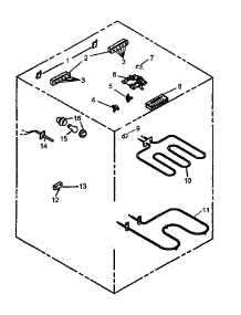 03 - Electrical Components parts for Amana Range ARDS801WW / P1131938N from AppliancePartsPros.com