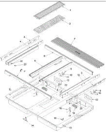 05 - Main Top Assembly parts for Amana Range ARDS802SS / P1131947NSS from AppliancePartsPros.com