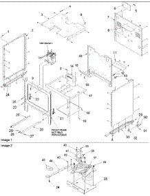 02 - Cabinet parts for Amana Range ARG7102W / P1143389N W from AppliancePartsPros.com