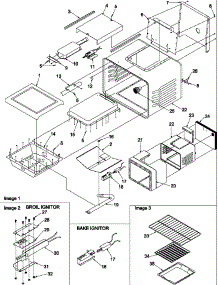 03 - Cavity parts for Amana Range ARG7301L / P1143330N L from AppliancePartsPros.com