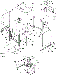 02 - Cabinet parts for Amana Range ARG7301WW / P1143330NWW from AppliancePartsPros.com