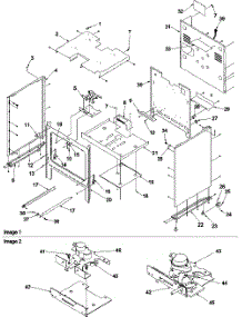 02 - Cabinet parts for Amana Range ARG7600WW / P1143332NWW from AppliancePartsPros.com