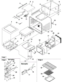 03 - Cavity parts for Amana Range ARG7600WW / P1143332NWW from AppliancePartsPros.com