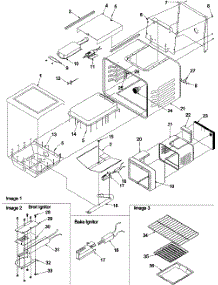 03 - Cavity parts for Amana Range ARG7800E / P1143346N E from AppliancePartsPros.com