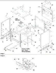 02 - Cabinet parts for Amana Range ARG7800E / P1143355N E from AppliancePartsPros.com