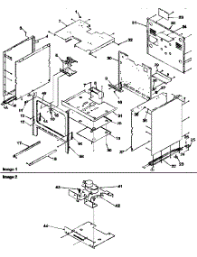 02 - Cabinet parts for Amana Range ARG7800E / P1143319N E from AppliancePartsPros.com