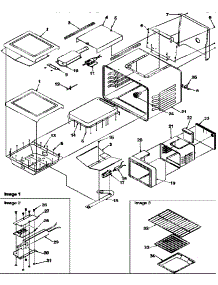 03 - Cavity parts for Amana Range ARG7800E / P1141299N E from AppliancePartsPros.com