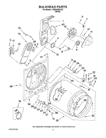 03 - Bulkhead Parts parts for Maytag Dryer YNED4800VQ1 from AppliancePartsPros.com